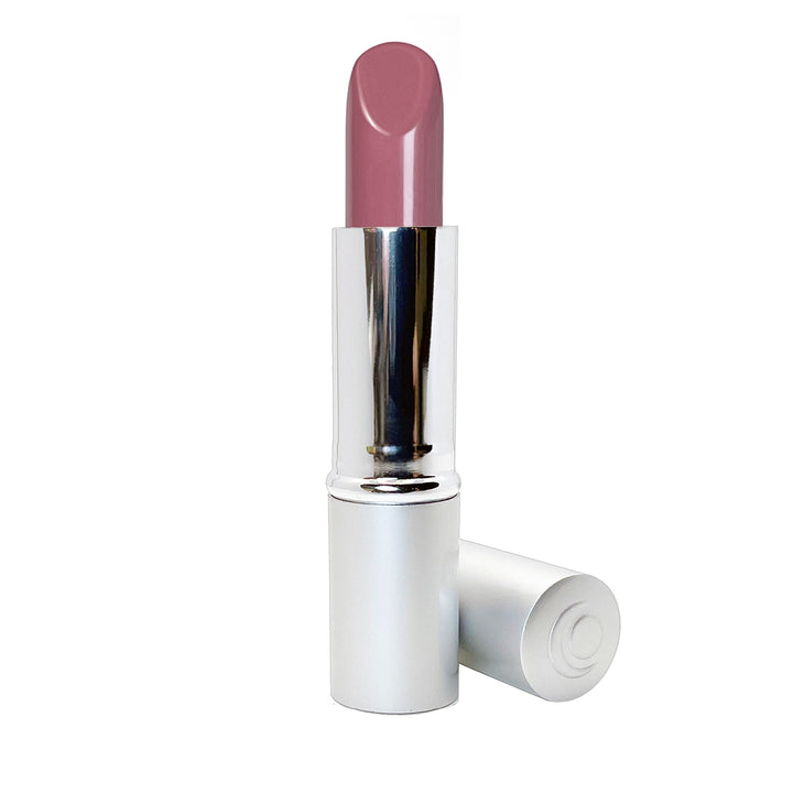 Rich mauve lipstick