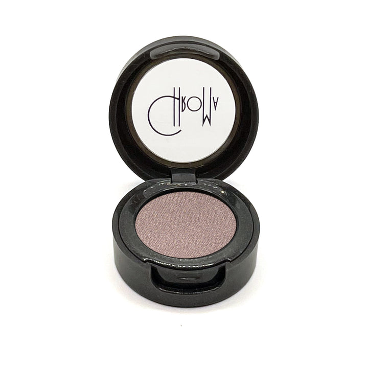 Soft shimmer plum.