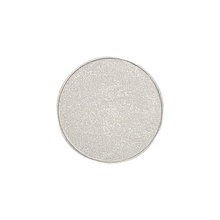 Silver white with sparkles.