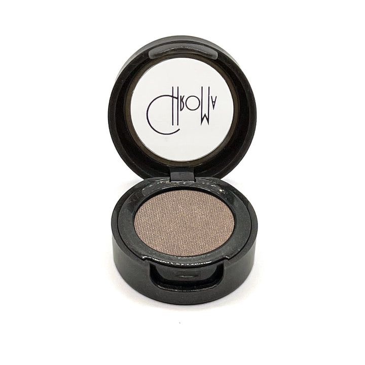 Shimmery neutral brown.
